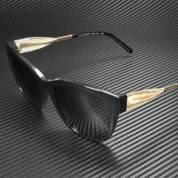 Burberry Accessories - Burberry Black and Grey 57mm Sunglasses
